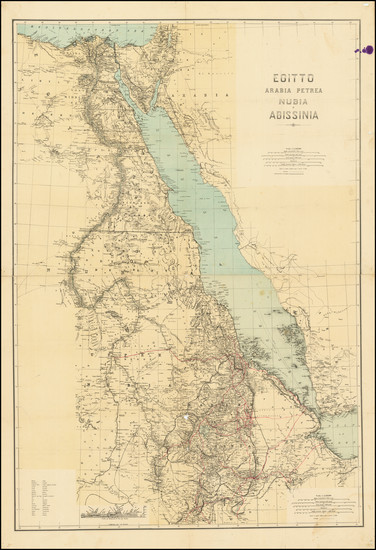 36-Egypt and East Africa Map By Anonymous