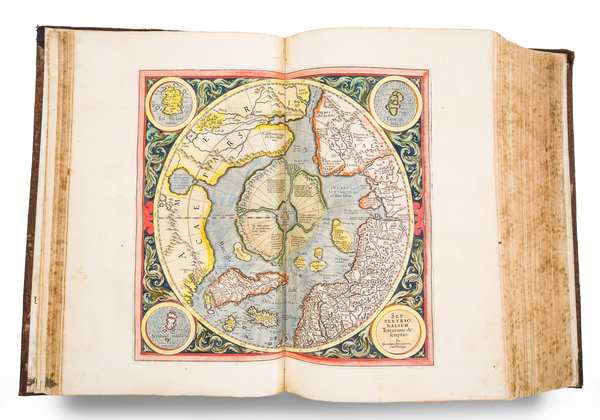 25-Atlases Map By Jodocus Hondius /  Gerard Mercator / Rumold Mercator / Cornelis Claesz