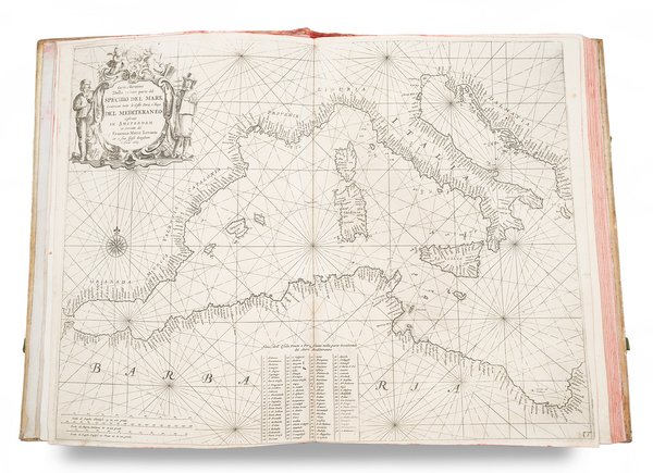 100-Mediterranean and Atlases Map By Francesco Maria Levanto