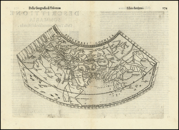 88-World Map By Girolamo Ruscelli