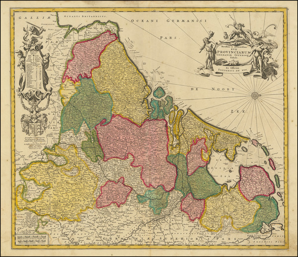 81-Netherlands Map By Frederick De Wit