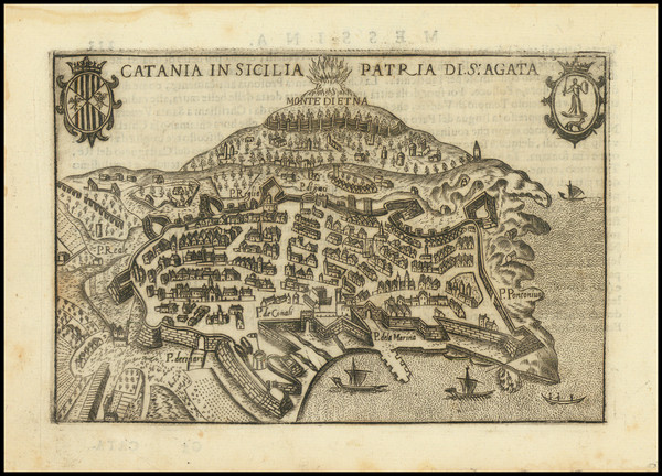 14-Other Italian Cities and Sicily Map By Pietro Bertelli