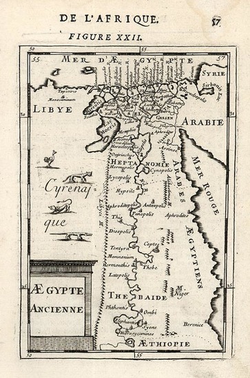 13-Africa, Egypt, North Africa and Portraits & People Map By Alain Manesson Mallet