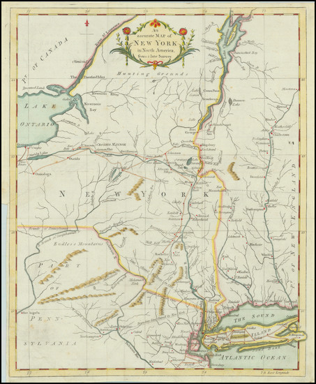 17-Connecticut, New York State and New Jersey Map By Universal Magazine