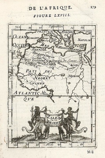 84-Africa, North Africa and West Africa Map By Alain Manesson Mallet