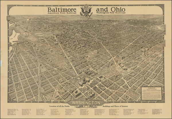 38-Washington, D.C. Map By William Olsen