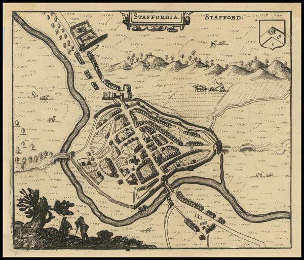 37-England and British Counties Map By Rutgerus Hermannides