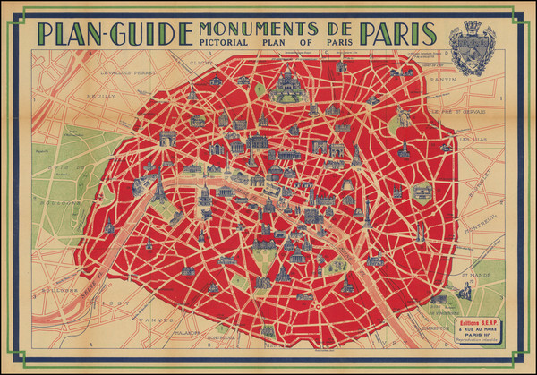 26-Paris and Île-de-France Map By Editions Greff