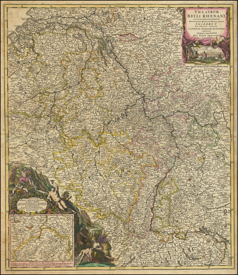 77-Belgium, Switzerland, Nord et Nord-Est, Süddeutschland and Mitteldeutschland Map By Johann