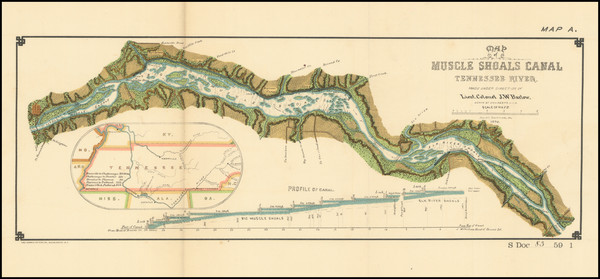 62-Tennessee Map By Norris Peters Co.