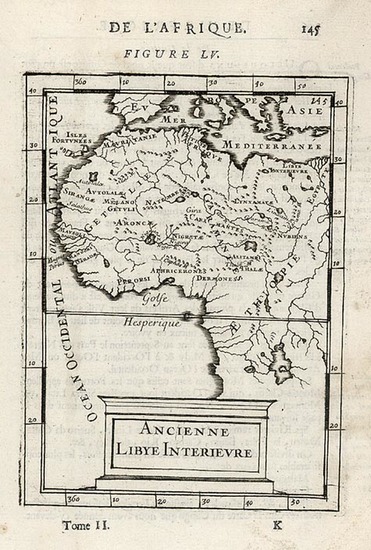 46-Africa, North Africa and West Africa Map By Alain Manesson Mallet