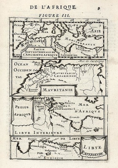 8-Europe, Mediterranean, Africa and North Africa Map By Alain Manesson Mallet