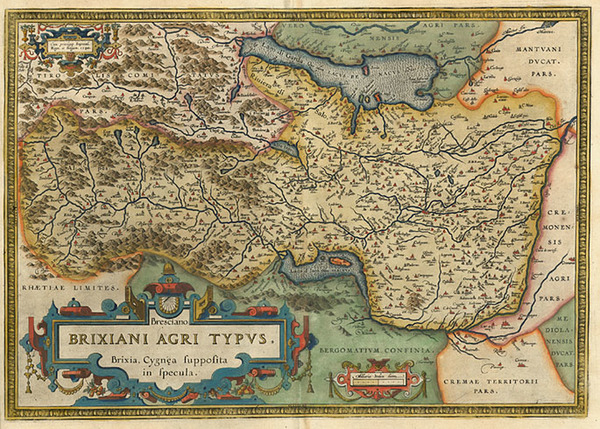 21-Europe and Italy Map By Abraham Ortelius