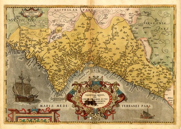 6-Europe and Spain Map By Abraham Ortelius