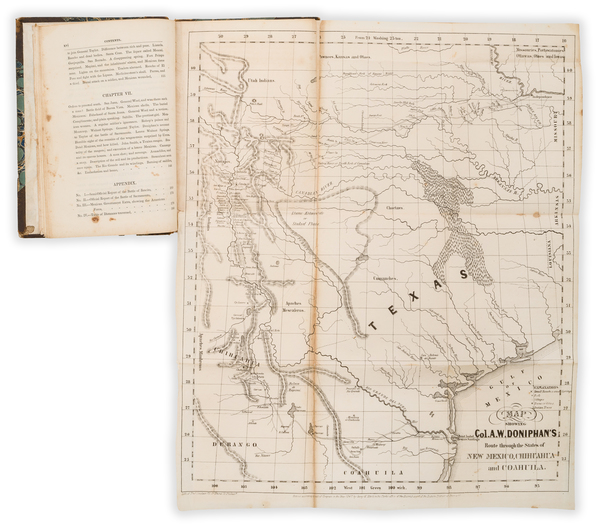 19-Texas, New Mexico and Rare Books Map By Frank S. Edwards