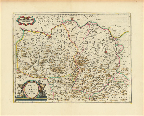 41-Northern Italy Map By Johannes Blaeu