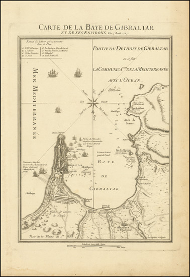 61-Gibraltar Map By Antoine Coquart