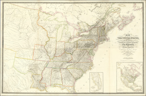 42-United States Map By John & Alexander Walker