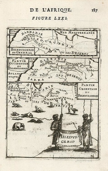 3-Africa, North Africa and East Africa Map By Alain Manesson Mallet