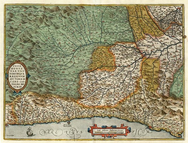 94-Europe and Italy Map By Abraham Ortelius