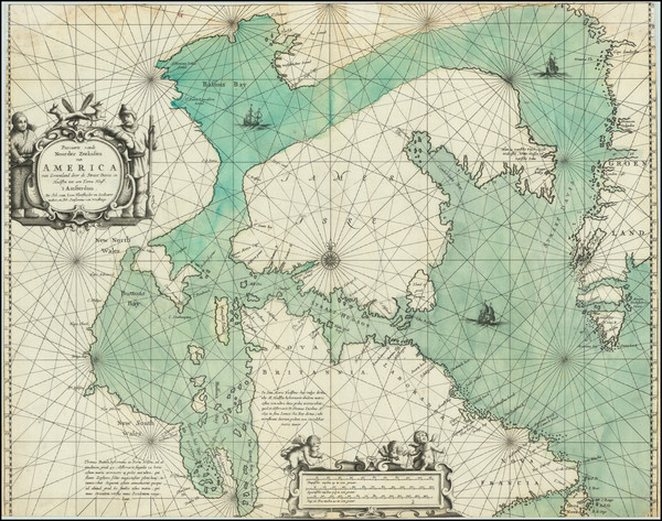 60-Polar Maps, Canada and Eastern Canada Map By Johannes van Loon