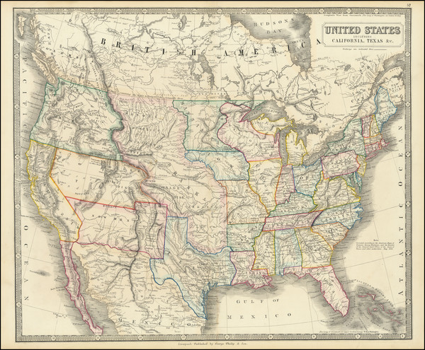 3-United States Map By George Philip