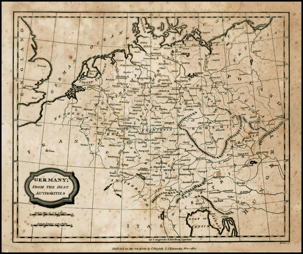 22-Europe and Germany Map By Brightly  &  Kennersley