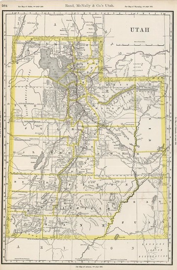 48-Southwest and Rocky Mountains Map By William Rand  &  Andrew McNally