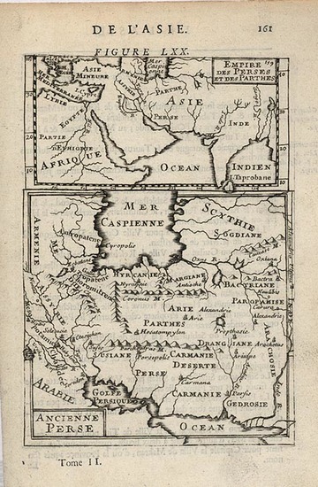 66-Asia, Central Asia & Caucasus and Middle East Map By Alain Manesson Mallet