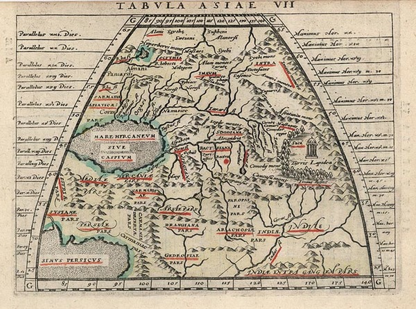 41-Asia, Central Asia & Caucasus, Middle East and Russia in Asia Map By Giovanni Antonio Magin