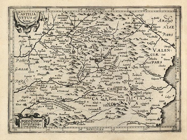 53-Europe and Spain Map By Jodocus Hondius - Michael Mercator