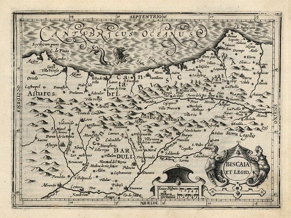 94-Europe and Spain Map By Jodocus Hondius - Michael Mercator