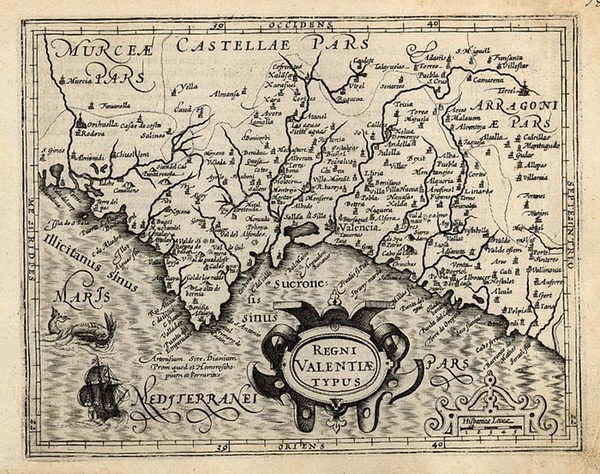 95-Europe and Spain Map By Jodocus Hondius - Michael Mercator