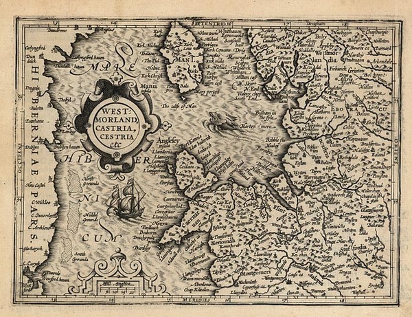91-Europe and British Isles Map By Jodocus Hondius - Michael Mercator