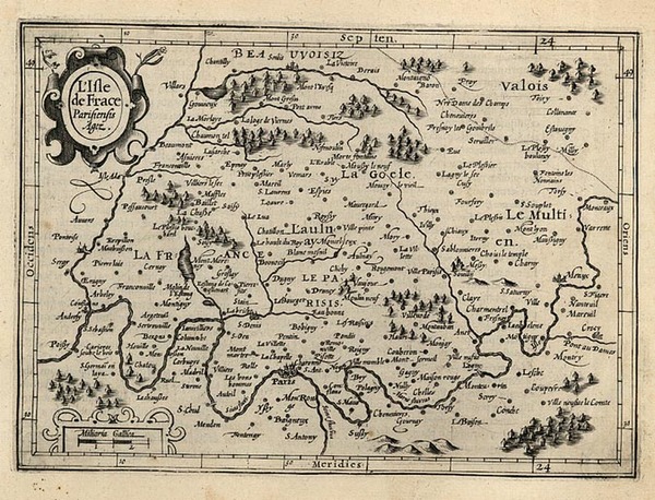 86-Europe and France Map By Jodocus Hondius - Michael Mercator