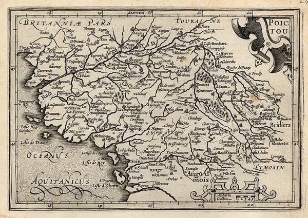 90-Europe and France Map By Jodocus Hondius - Michael Mercator