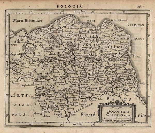 33-Europe and France Map By Jodocus Hondius - Michael Mercator