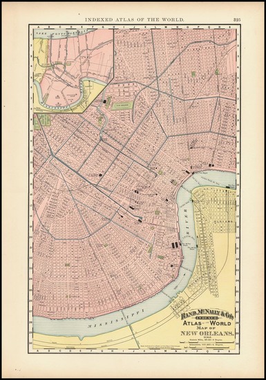 11-South Map By William Rand  &  Andrew McNally