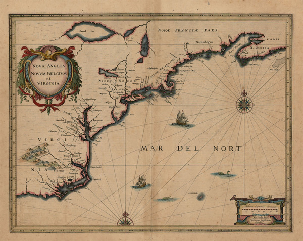 34-New England and Mid-Atlantic Map By Jan Jansson