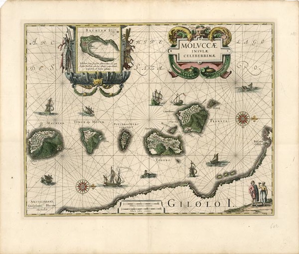 14-Asia and Southeast Asia Map By Willem Janszoon Blaeu