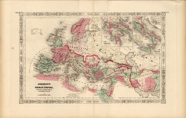 51-Europe, Europe, Balkans, Mediterranean, Asia and Middle East Map By Benjamin P Ward  &  Alv