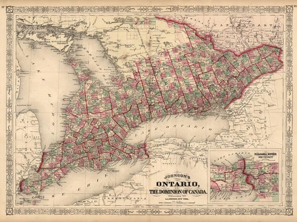 3-Canada Map By Alvin Jewett Johnson