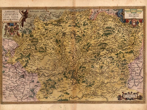 88-Europe and France Map By Abraham Ortelius