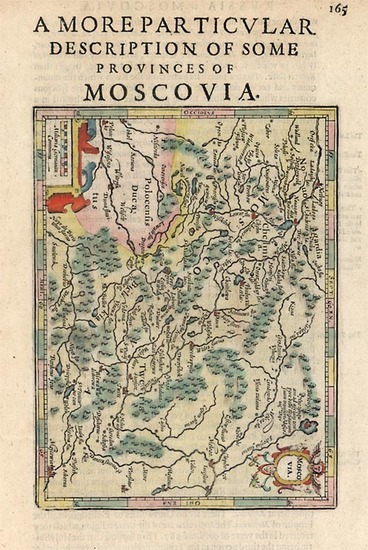 50-Europe, Poland and Russia Map By Henricus Hondius - Gerhard Mercator