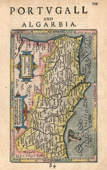16-Europe and Portugal Map By Henricus Hondius - Gerhard Mercator