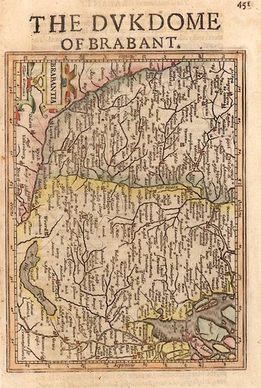 55-Europe and Netherlands Map By Henricus Hondius - Gerhard Mercator