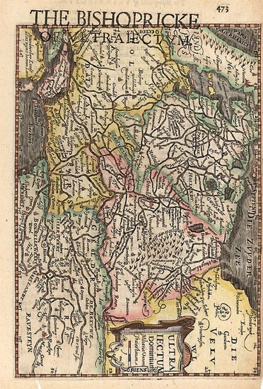 40-Europe and Netherlands Map By Henricus Hondius - Gerhard Mercator