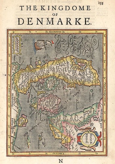 3-Europe, Baltic Countries and Scandinavia Map By Henricus Hondius - Gerhard Mercator