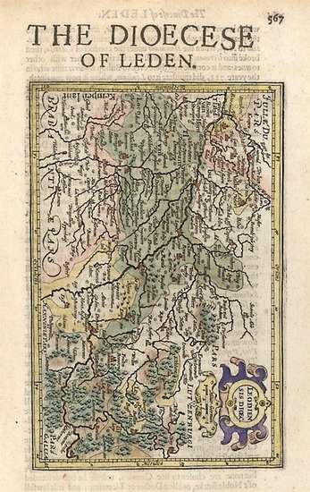 8-Netherlands Map By Henricus Hondius - Gerhard Mercator