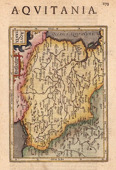 30-Europe and France Map By Henricus Hondius - Gerhard Mercator